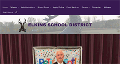 Desktop Screenshot of elkinsdistrict.org